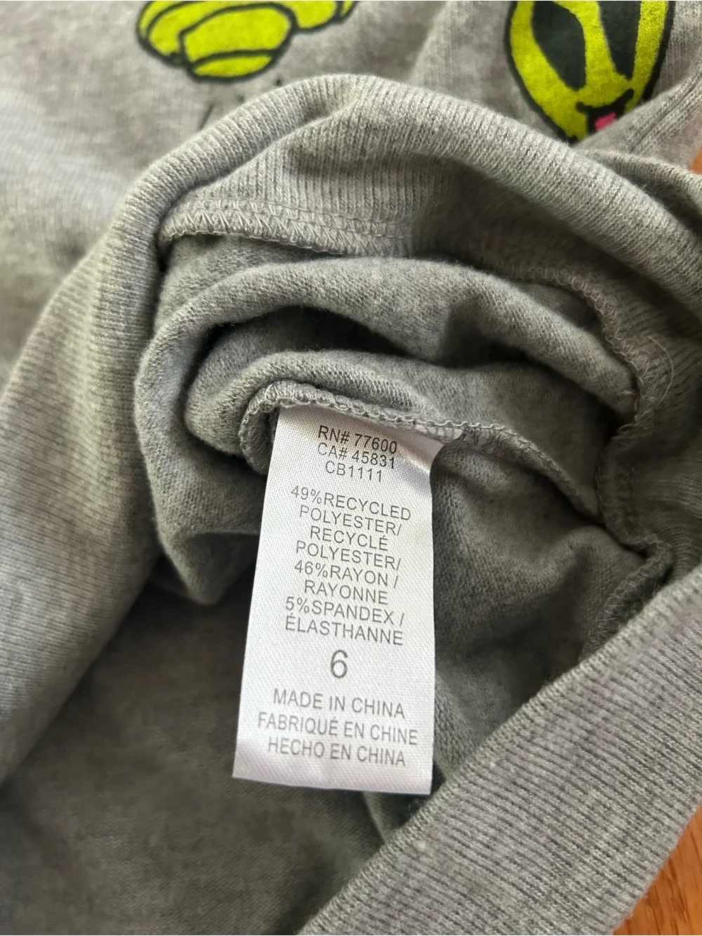 Chaser Alien Sweatshirt Kids size 6 NWT